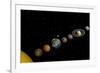 Planets of the Solar System-null-Framed Art Print