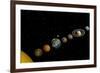 Planets of the Solar System-null-Framed Art Print