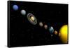 Planets of the Solar System-null-Framed Stretched Canvas