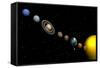 Planets of the Solar System-null-Framed Stretched Canvas