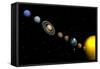 Planets of the Solar System-null-Framed Stretched Canvas