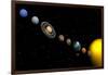 Planets of the Solar System-null-Framed Art Print