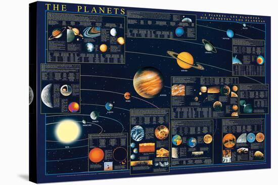 Planets-Libero Patrignani-Stretched Canvas