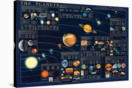 Planets-Libero Patrignani-Stretched Canvas