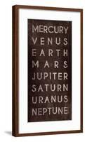 Planets-The Vintage Collection-Framed Giclee Print