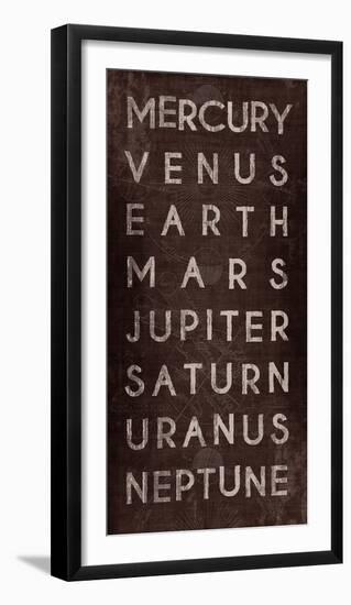 Planets-The Vintage Collection-Framed Giclee Print