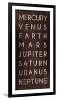 Planets-The Vintage Collection-Framed Giclee Print
