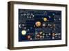 Planets-Libero Patrignani-Framed Art Print