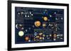 Planets-Libero Patrignani-Framed Art Print