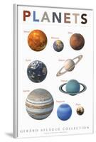 Planets-Gerard Aflague Collection-Framed Poster