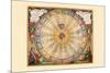 Planisphaerium Copernicanum-Andreas Cellarius-Mounted Premium Giclee Print