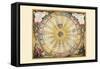 Planisphaerium Copernicanum-Andreas Cellarius-Framed Stretched Canvas