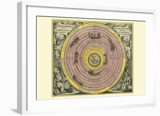 Planisphaerium Ptolemaicum-Andreas Cellarius-Framed Art Print