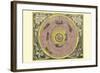 Planisphaerium Ptolemaicum-Andreas Cellarius-Framed Art Print