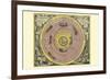 Planisphaerium Ptolemaicum-Andreas Cellarius-Framed Art Print