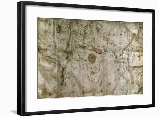 Planisphere, 1505-Nicolas De Caverio-Framed Giclee Print