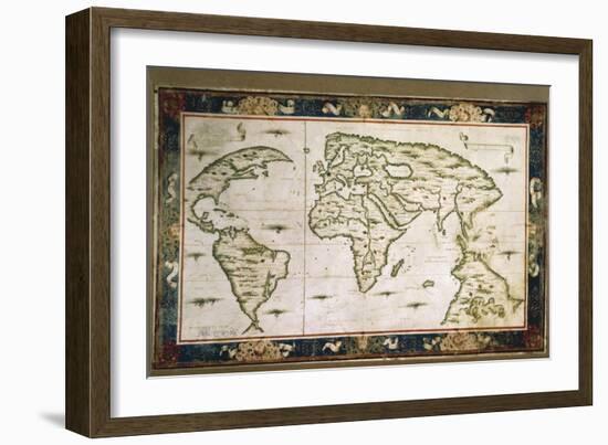 Planisphere, 1566-Nicolas Lancret-Framed Giclee Print