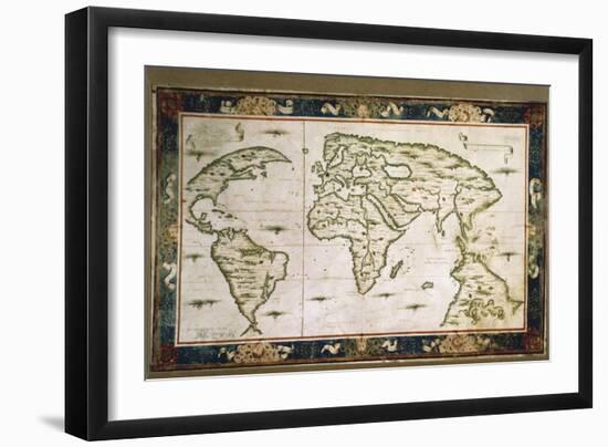 Planisphere, 1566-Nicolas Lancret-Framed Giclee Print