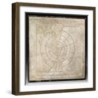 Planisphere Bianchini (Egyptian-Greek Planisphere)-null-Framed Giclee Print