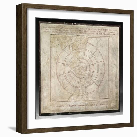 Planisphere Bianchini (Egyptian-Greek Planisphere)-null-Framed Giclee Print