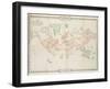 Planisphere by William Scott-Elliott from Histoire De L'Atlantide, the Story of Atlantis-null-Framed Giclee Print