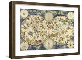 Planisphere Celeste Map-The Vintage Collection-Framed Giclee Print