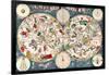 Planisphere Coeleste, Star Map, 1680-Science Source-Framed Giclee Print