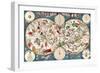 Planisphere Coeleste, Star Map, 1680-Science Source-Framed Giclee Print