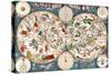 Planisphere Coeleste, Star Map, 1680-Science Source-Stretched Canvas