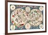 Planisphere Coeleste, Star Map, 1680-Science Source-Framed Giclee Print