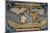 Planisphere-Abraham Ortelius-Mounted Giclee Print