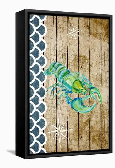 Planked Sealife I-Julie DeRice-Framed Stretched Canvas