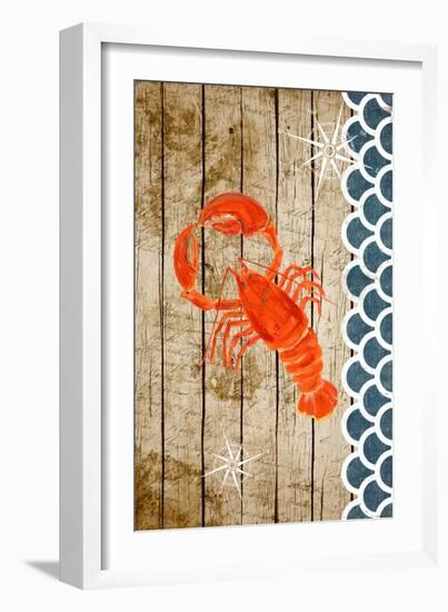 Planked Sealife II-Julie DeRice-Framed Art Print