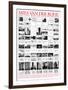 Planned and Unfinished Buildings-Mies Van Der Rohe-Framed Art Print