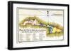 Plano de La Isla de Cuba Para La Inteligencia de Los Partidos Donde Se Siembra El Tabaco-null-Framed Giclee Print