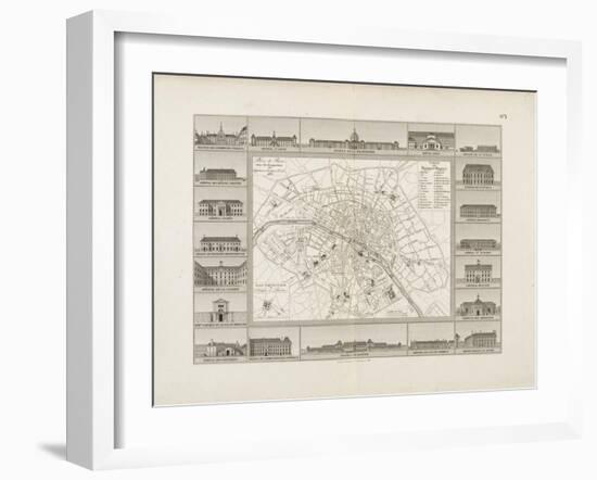 Plans des hôpitaux et hospices civils de la ville de Paris 1818-1820-Bessat et Poulet Galimard-Framed Giclee Print