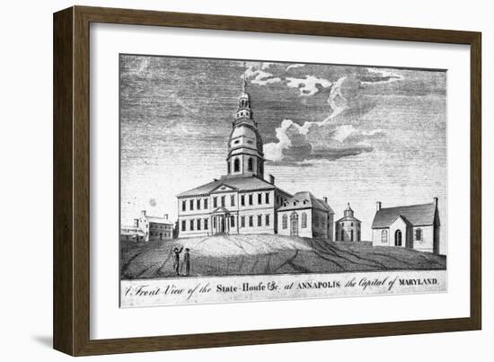 Plans for the Maryland State House-null-Framed Giclee Print