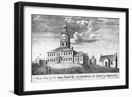 Plans for the Maryland State House-null-Framed Giclee Print