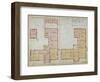 Plans for the Red House, Bexleyheath, London, 1859-Philip Webb-Framed Giclee Print