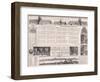 Plans of St Paul's Cathedral, London, 1658-Daniel King-Framed Giclee Print