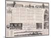 Plans of St Paul's Cathedral, London, 1658-Daniel King-Mounted Giclee Print