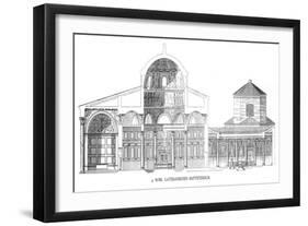 Plans of the Lateran Baptistery-Italian School-Framed Giclee Print