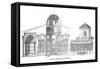 Plans of the Lateran Baptistery-Italian School-Framed Stretched Canvas