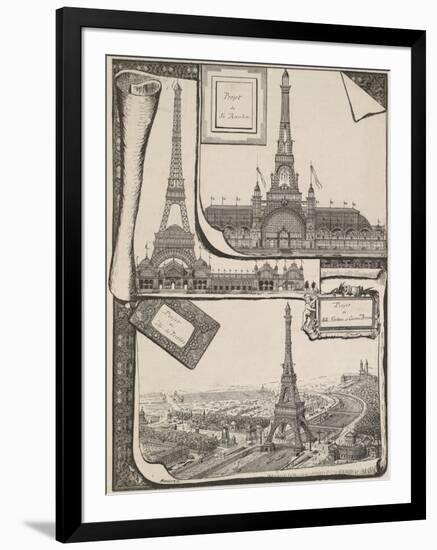 Plans Paris Exposition-Vintage Apple Collection-Framed Giclee Print