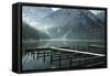 Plansee Tyrol Alps-Charles Bowman-Framed Stretched Canvas