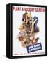 Plant a Victory Garden Poster-null-Framed Stretched Canvas