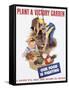 Plant a Victory Garden Poster-null-Framed Stretched Canvas