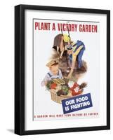 Plant a Victory Garden Poster-null-Framed Photographic Print