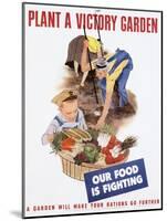 Plant a Victory Garden Poster-null-Mounted Photographic Print