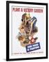 Plant a Victory Garden Poster-null-Framed Photographic Print